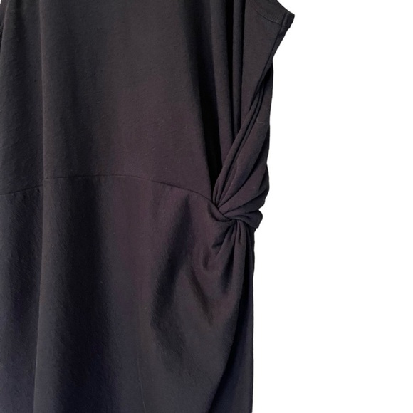 Ted Baker NWT Knot Front Cotton Jersey Sleeveless Sheath Dress Black Size 12 (5) - Picture 7 of 12